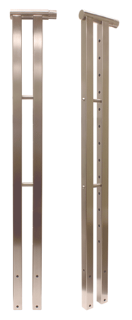 AGS Stainless dual-post