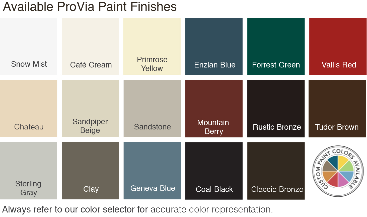 Painted Vinyl Windows In Unlimited Colors