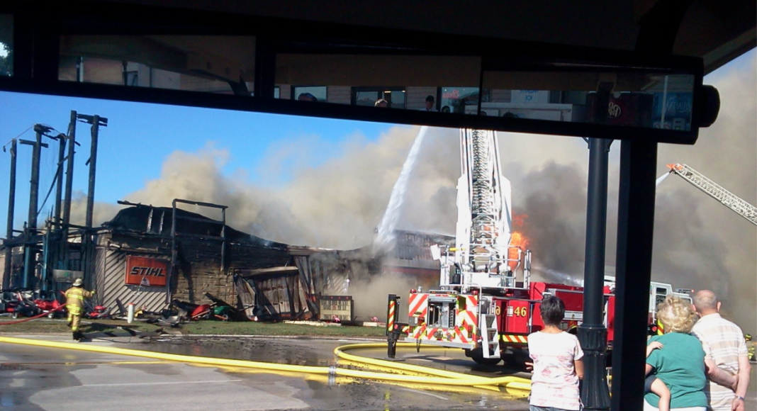 Anchor Lumber Reopens Day After Fire