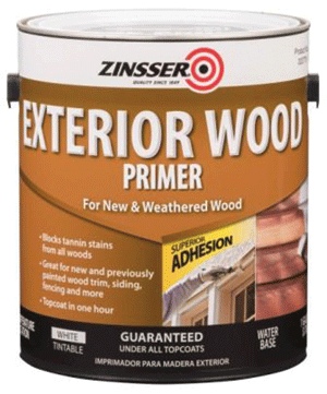 Zinsser exterior primer